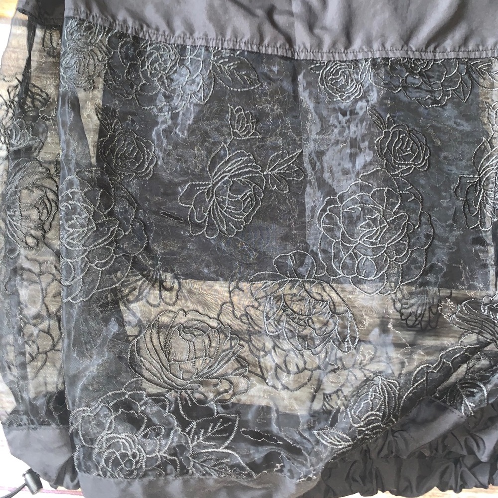 Fabletics Floral Mesh Pullover - image 4